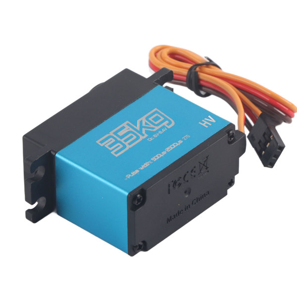 2st 35KG Coreless Motor Digital Servo Full Metal Gear Servo Vattentät för 1/8 1/10 RC-bil