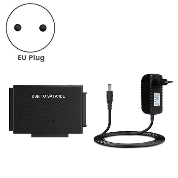 USB 3.0 til SATA / IDE Adapter Harddisk Adapter EU Stik