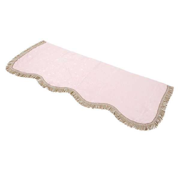 Støvsikker klud med 88 tangenter, gyldent fløjl Keyboard-beskyttende cover med kvastdekoration Pink