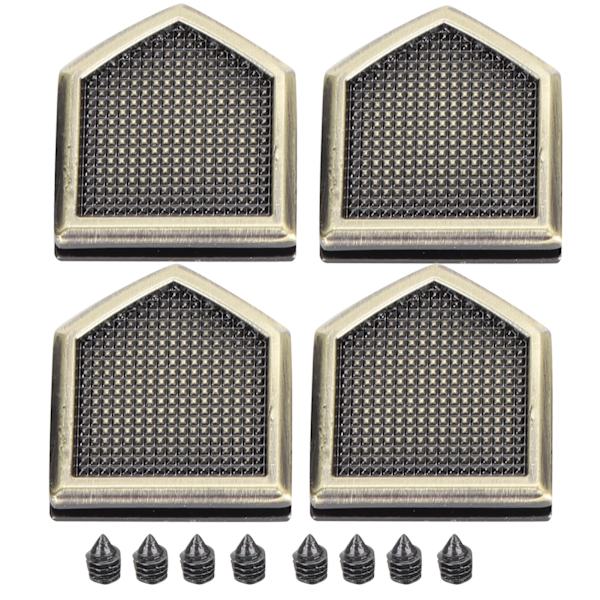 4 Set Metall Dekorativt Spänne Specialformade Läderartiklar Bagage Jeans DIY TillbehörBrons B01-51-52066