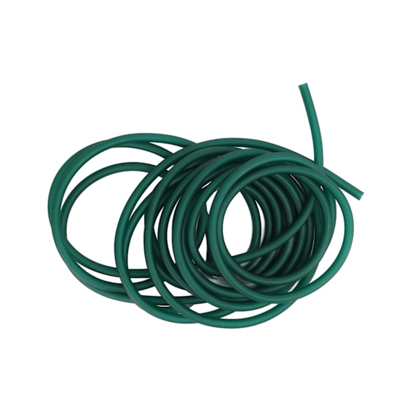 Q4070 5M Naturlig Latex Gummirør Stræk Elastisk Rør Udendørs Jagt Udskiftning Bånd Is Grøn
