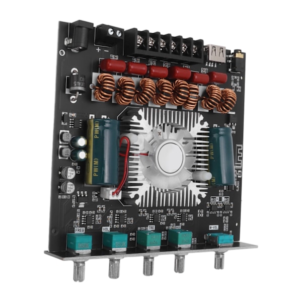 2.1-kanals Bluetooth-förstärkarmodul för ljudförstärkare, för bärbar dator, PC