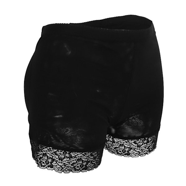 Kvinners rumpeformet shapewear pust opp rumpeformet undertøy for dame jente svart XXL