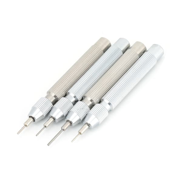 4 stk. rustfrit stål 0.7 0.8 0.9 1.0 Ur Punch Urrem Link Pin Remover Værktøj