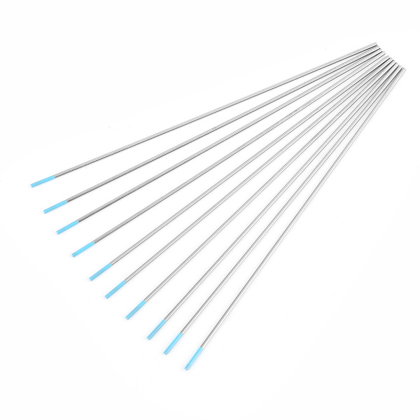 10 stk. kasse WL20 Wolfram Elektrode Professionel Tig Stang 2,0% Lanthaneret (1,0 mm*150 mm)