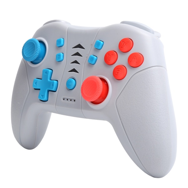 Bluetooth Gamepad Programmerbar spelkontroll 3 hastighetsvibrationsjustering Passar för Switch ProGrå