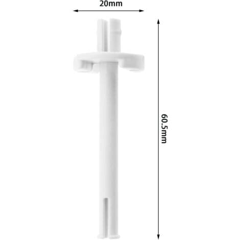 3 stk. erstatningsspoler kompatible med RS2000 symaskiner, plastspoleholder, trådnålstilbehør (141000516) Blanc