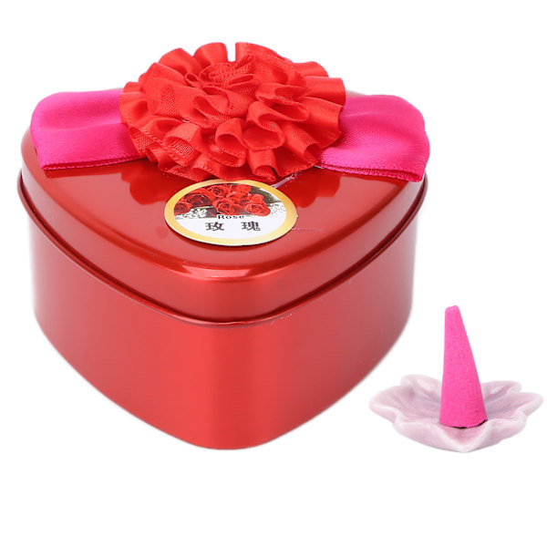 Kotitalouksien suitsukekartio kauneussalonki Vahva tuoksu Hajunpoisto Takaisinvirtaus IncenseRed Rose