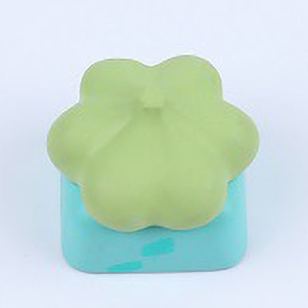 Gaming Keycaps Universal Söta Cartoon Form Resin Keycap för Mekaniska Tangentbord Gröna Bulbasaur