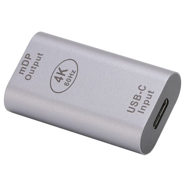 Type-C hun til MiniDP hun-adapter Bærbar USB-C-adapter High-Definition computer-tv-kabel