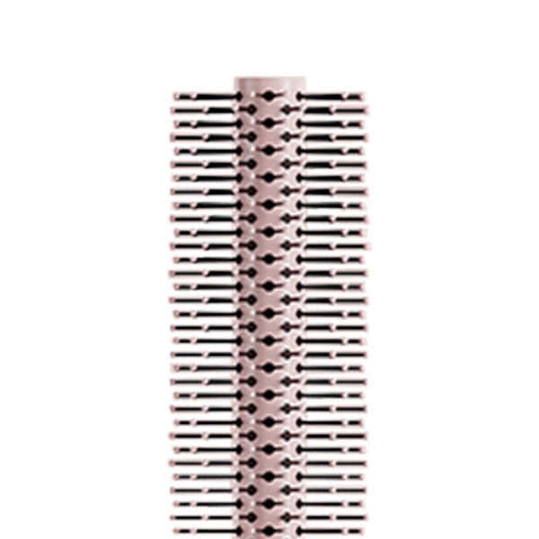 Hårkam Multi Purpose Styling Hårborste Indragbar Portabel Curling Roll Kam för Resor Rosa