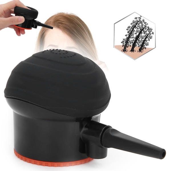 Profesjonell hårbygningsfibersprayapplikator hårfiberfortykningsmunnstykke