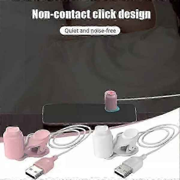 2024 Ny Auto Clicker til Smartphone, Justerbar Hastighed Fysisk Clicker hvid