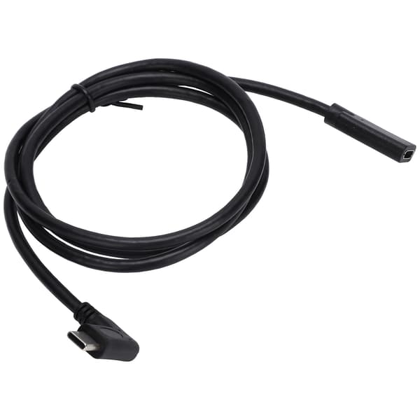 Bærbart sort PVC USB3.1 Type-C han til hun forlængerkabel til lyd og video
