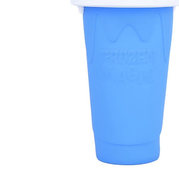 Snabbfryst kopp bärbar törstsläckare kiselgel is slushy maker kopp för DIY smoothie blå 400ml