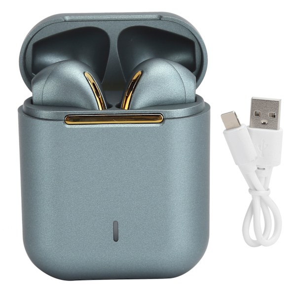 J18 True Wireless Bluetooth -kuulokkeet Stereo-kuulokemikrofoni Handsfree Vedenpitävät nappikuulokkeet Vihreä