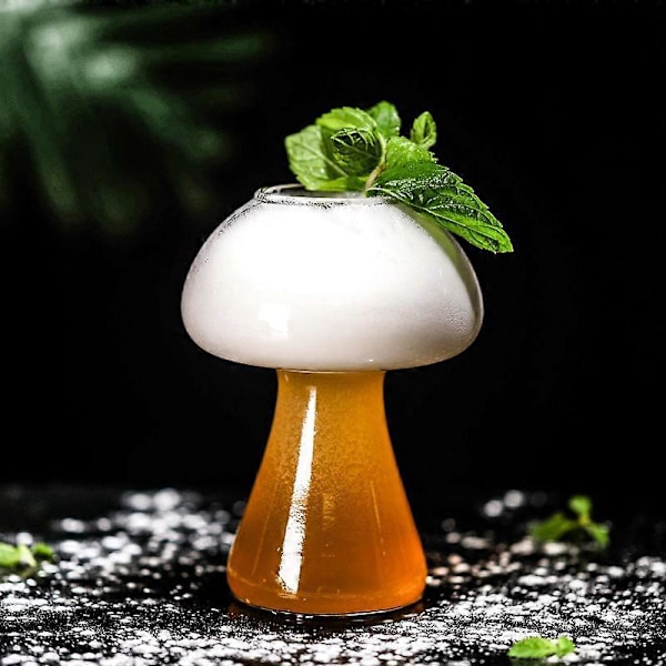 Soppglass Kreativt Sopp Cocktailglass Klar Soppformet Drikkekopp RTF ZD OP 1 STK