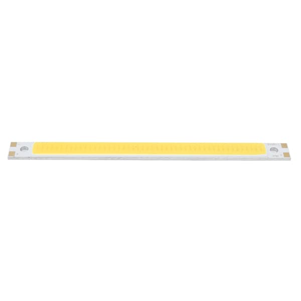 LED Lys Chip Panel 3000‑6500K/12‑14V 10W Integrert COB Lys Kilde 1000lm 120x10mm Varm Hvit