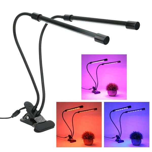 USB LED Vekstlys Plantedyrkingslampe med klips for innendørsplanter Hydroponics