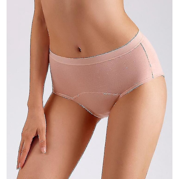 Lekk-tette bomulls-truse for menstruasjon, 5-pakning XS Rosa