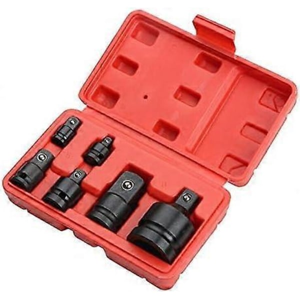 6 Deler Serie Impact Reduserer & Pipeadapter Pipenøkkel 1/4 1/2 3/8 3/4 Luftskralle