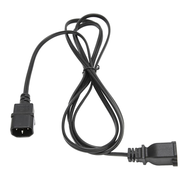 IEC-virtajohto IEC320 C14 -uros NEMA 1 15R -naarasvirtajohto pöytälampulle, kaiuttimelle, LCD-näytölle, 10A 125V