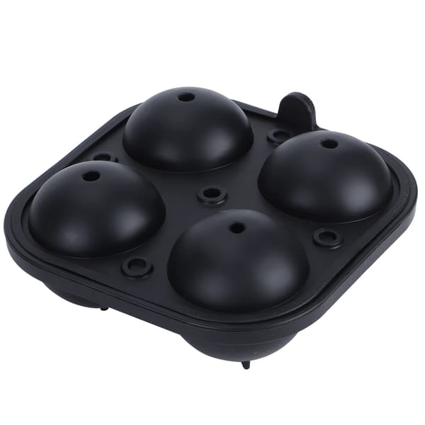 Multifunksjonell DIY 4-hulls non-stick silikon isballformer Makerbrett 6 cm kjøkkenverktøy