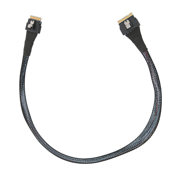 Dataoverføringskabel Slim SAS SFF-8654 8i til SFF-8654 8i 24 Gbps SAS4.0 30AWG adapterkabel0,5 m / 0,5yd