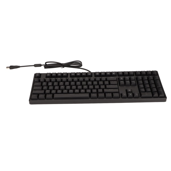 Mekanisk tastatur Brun Switch 108 Key Ergonomisk One Key Kalkulator Funksjon Kablet tastatur for hjemmekontor