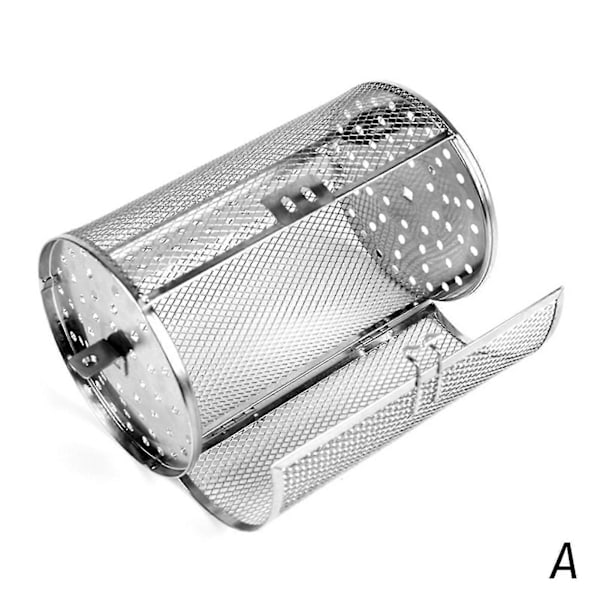 Rotisserie Ristningsovn Kurv Rustfrit Stål Grill Ristningstromler Roterende Airryer Kurv Tilbehør - B17 Sektion A