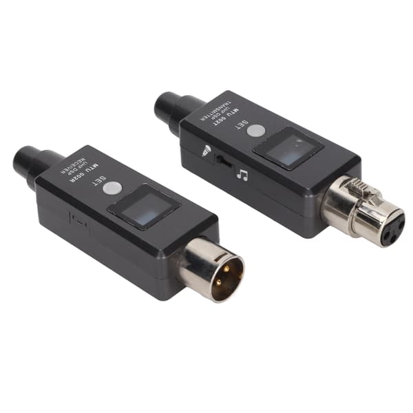 Trådløs mikrofonadapter Oppladbar trådløs mikrofon XLR-sender Mottaker for lydmikser