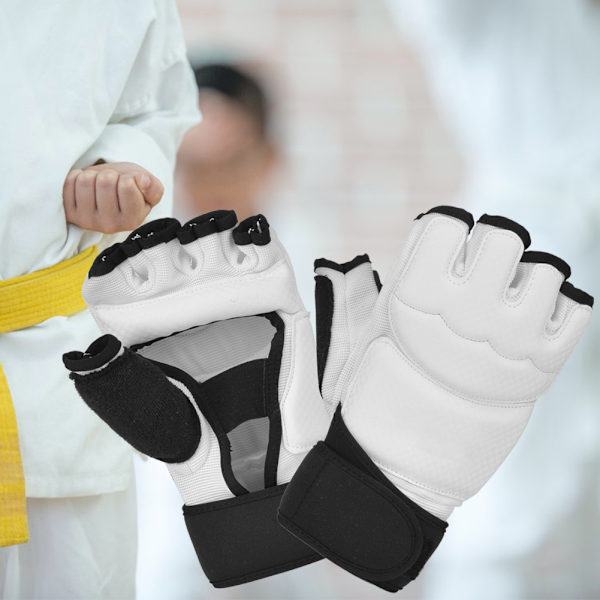 Ett par boxningshandskar Taekwondo handskydd för sportträning Fitness KickboxingXL