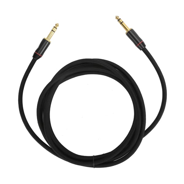 JORINDO JD6221 Elgitarrförstärkarkabel 6,35 MM Hankontakt Ljudgitarrkabel 1/4 tum Instrumentkabel 6m / 19,7ft