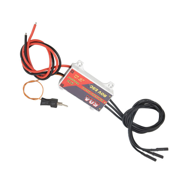 50A RC borstlös ESC 2‑6S IPX8 vattentät elektronisk hastighetsregulator med strömbrytare för RC undervattensdrivare