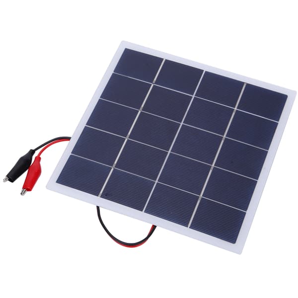 4W 5V Polykrystallinsk Silikon DIY Solcellepanel Lett og Enkel å Bære 172x175x2MM4W