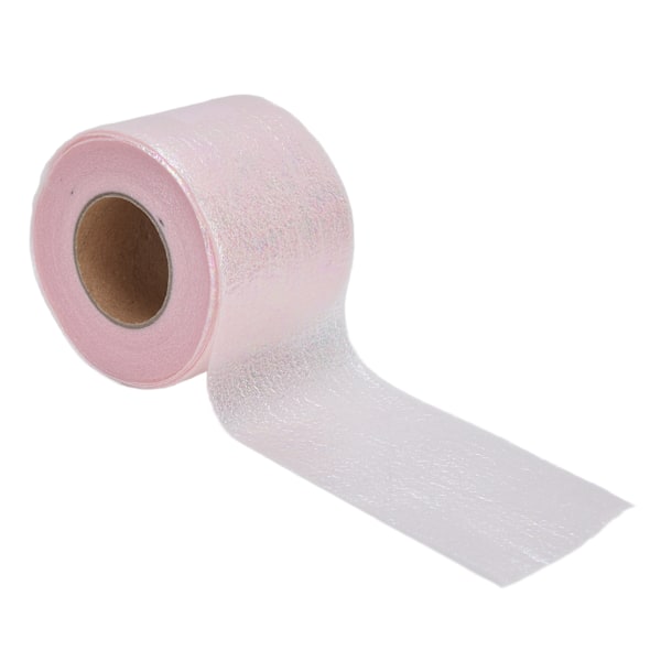 Symphony Ribbon Gradient Julband Rulle DIY Hemmagjorda Barnbåge Hårprydnad Tulle RulleLjusrosa