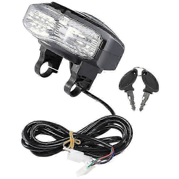 60V Angel Eyes LCD Lys Hastighetsdisplay Batteri Horn Spotlight Frontlykt Bryter Nøkkel kompatibel med Citycoco Ele