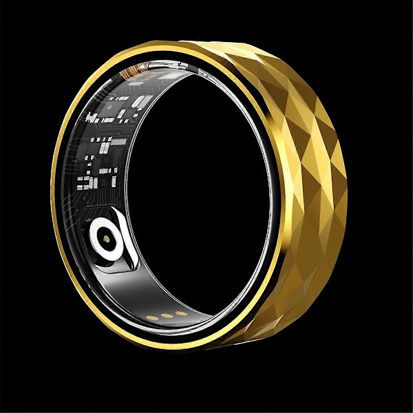 R12M Älysormus Fitness-sormus IP68 Unimonitori 20 19,8 mm Kulta