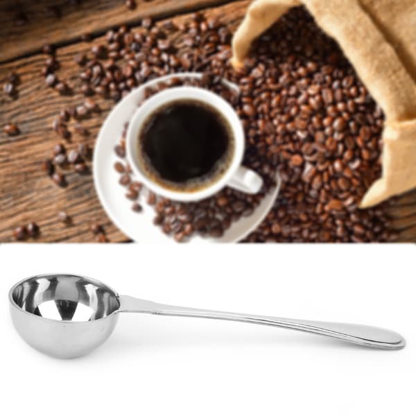 Kaffeskje i rustfritt stål Måleskje for kaffebønner for bruk i hjemmebar og kaffebar