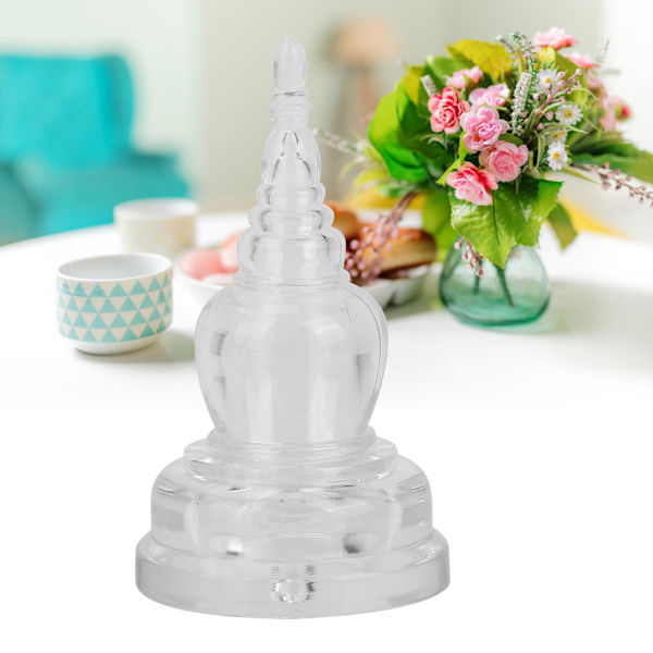 Akryl Buddhist Temple Stupa Tower Statue - Buddhistisk dekor