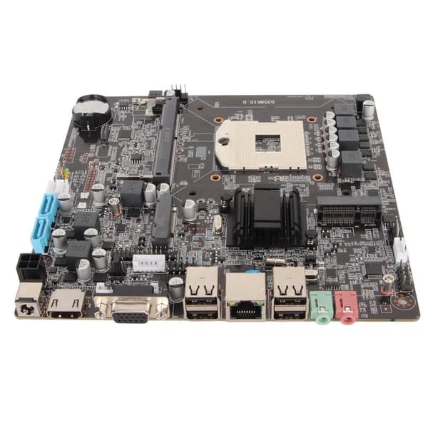 HM65 Mini ITX Moderkort LGA 988 DDR3 för Intel 2:a 3:e generationen för SNB IVB för I3 I5 I7 PGA CPU Gaming PC Moderkort