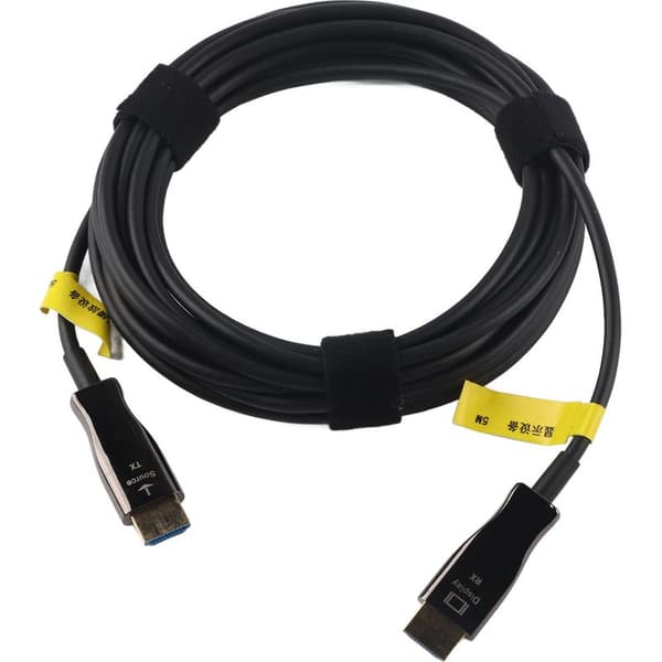 4K HDR10 18Gbps fiberoptisk HDMI-kabel til PS5, HDCP2.2-kompatibel, 5m/16,4ft længde