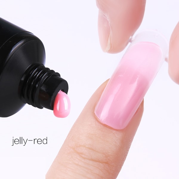 30ml Nopea Kynsienpidennyysgeeli Helppo Poistaa Manikyyri UV-geelilisävaruste (Läpinäkyvä)