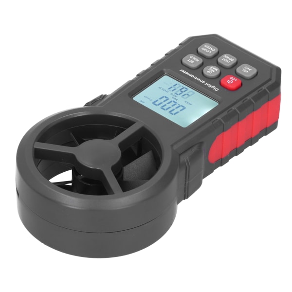 WT87B Bluetooth digitaalinen tuulimittari LCD-taustavalolla 9V kädessä pidettävä tuulennopeusmittari