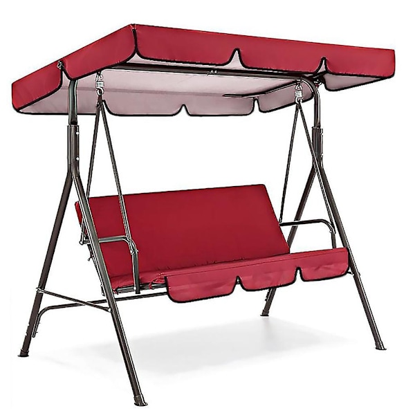 Terrasse Gyngestol - 142*120*18cm - Rød
