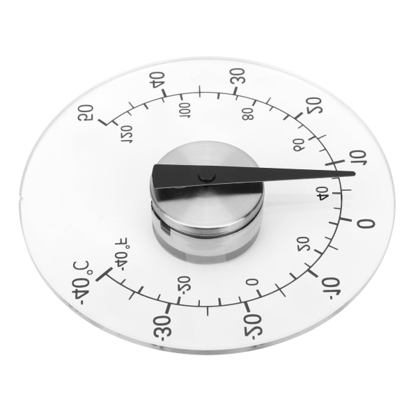 Udendørs termometer klæbende gennemsigtig vinduesdør Drivhustemperaturmonitortester