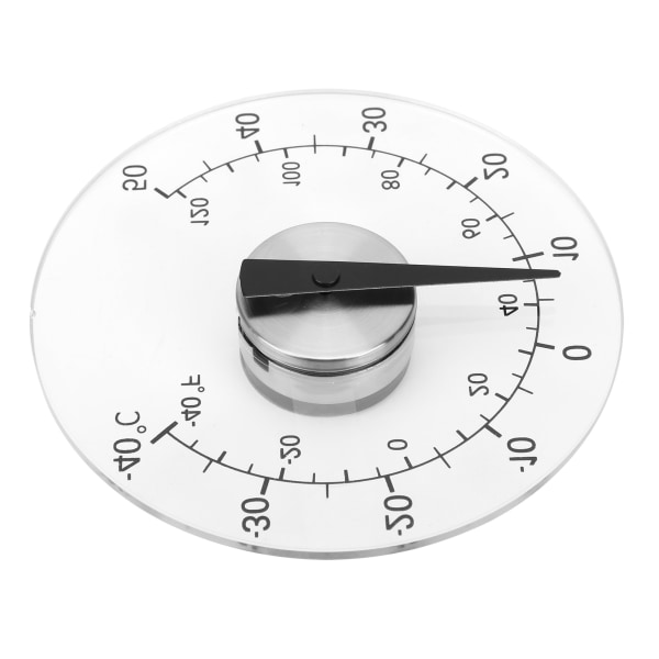 Utomhustermometer självhäftande Transparent fönsterdörr Växthustemperaturmätare