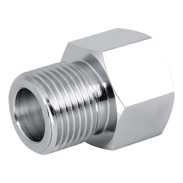 Cylinder Adapter Konnektor Konverter til Akvarium CO2 Regulator Hun G5/8 til Han W21.8