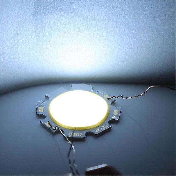 10kpl Pyöreä Cob 3w Suurteho Led-siru Lamppuvalo Zekai ValkoinenValo