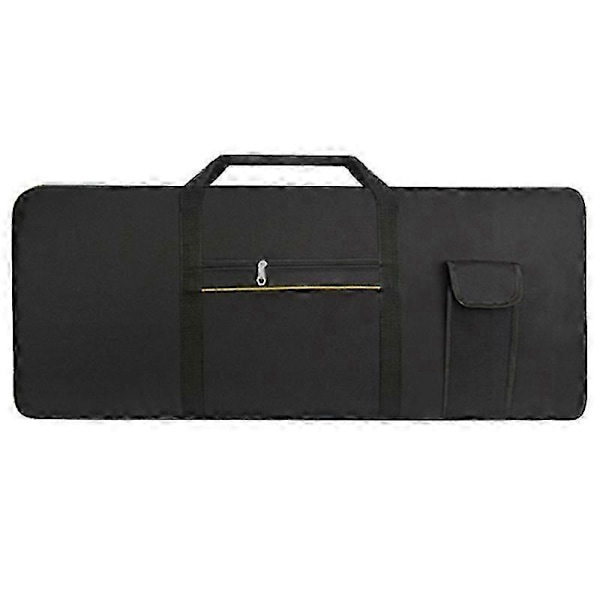 Bærbar 61 Tangenters Elektronisk Klaver Keyboard Gig Bag Bæretaske Opbevaringsholder Taske 600D Stof
